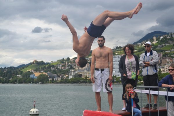 Photo 18 – AirTrack dans le lac à Montreux (23 août)