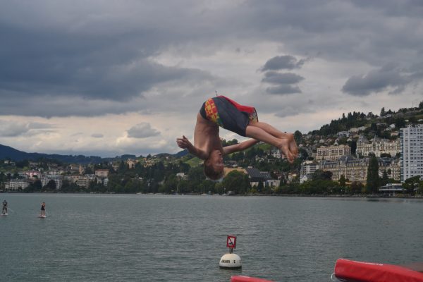 Photo 19 – AirTrack dans le lac à Montreux (23 août)